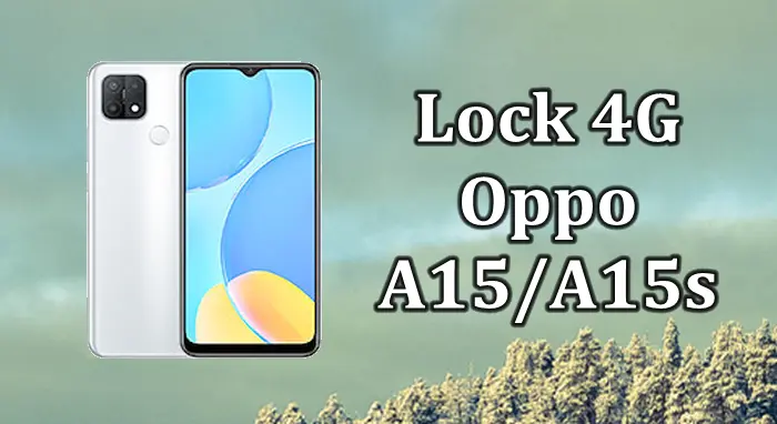 Cara Lock 4G Oppo A15